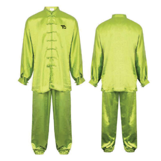 Kung Fu Mulberry Silk Suit Green