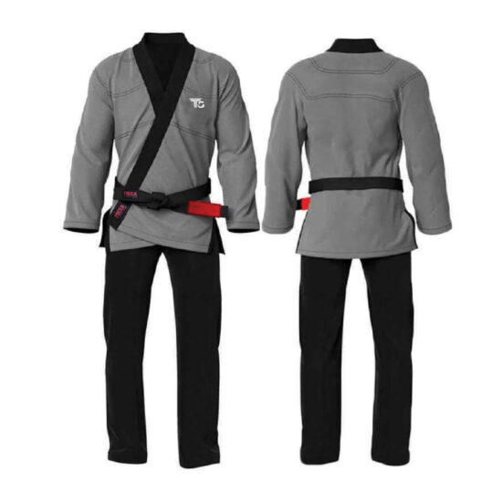 TopGear Contender 2.0 BJJ Gi Complete Grey and Black
